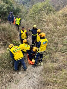 *मनसा देवी पहाड़ी वन अग्नि की चपेट में आने से तीन लोग हुए घायल*