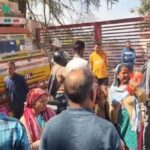 गैस की आपूर्ति बाधित होने से परेशान लोगों ने किया हाईवे जाम