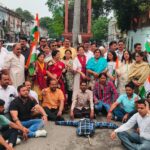 महानगर कांग्रेस कमेटी ने सामूहिक दुष्कर्म में आरोपियों के विरुद्ध कार्यवाही लापरवाही को लेकर भाजपा सरकार का पुतला दहन किया