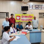 मेदांता व प्रेस क्लब के तत्वावधान में हुआ निशुल्क चिकित्सा शिविर का आयोजन