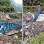 बोल्डर गिरने से  कैलाश मानसरोवर यात्रा मार्ग का पुल टूटा,यातायात प्रभावित