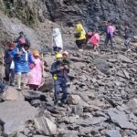 केदारनाथ पैदल मार्ग पर पत्थर गिरने से आवाजाही प्रभावित