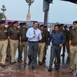 पुलिस महानिरीक्षक कुम्भ मेला डॉ0 रावत ने वरिष्ठ पुलिस अधिकारियों के साथ पुलिस व्यवस्थाओं का जायजा लिया